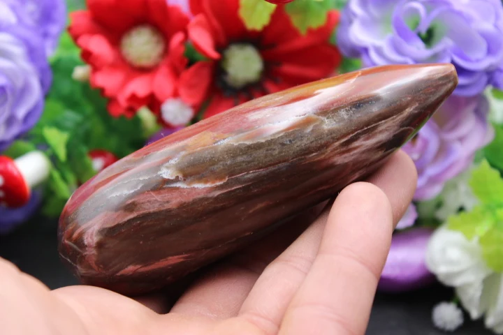 Массажная палочка из натурального кварцевого кристалла 111 г | Дом и сад