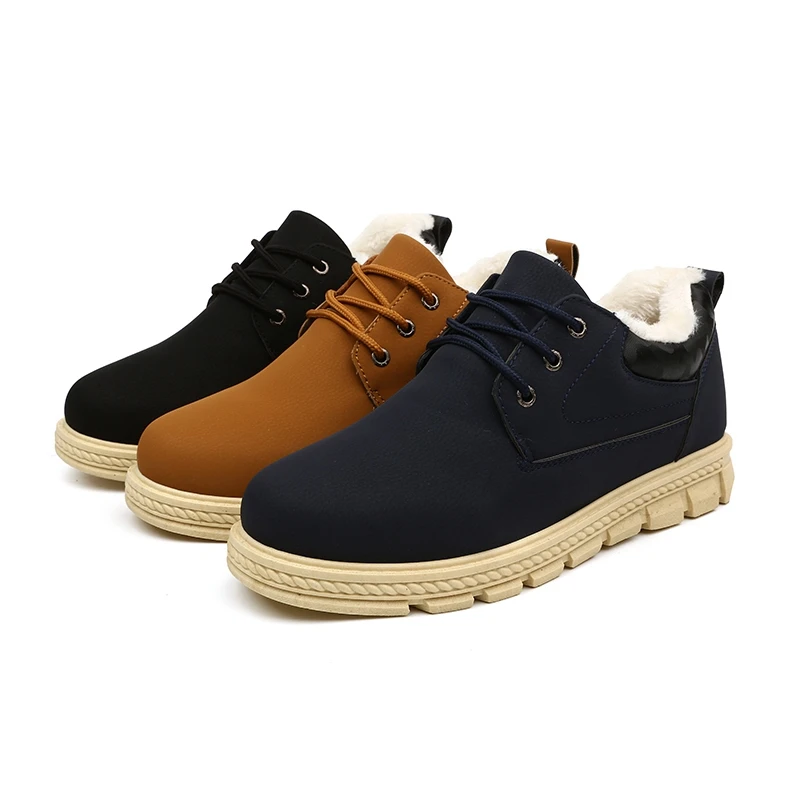 Мужская Повседневная Обувь качество мода британский лодыжки сапоги зимние