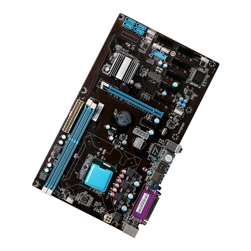 Материнская плата PCI-E с 8 слотами для карт материнская майнинга поддерживает