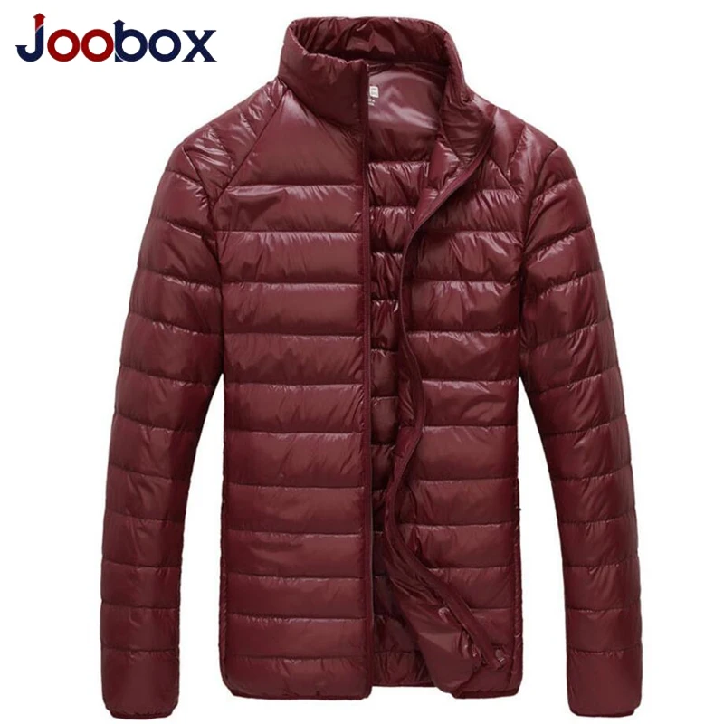 Мужская Ультралегкая куртка JOOBOX черная белая водонепроницаемая на каждый