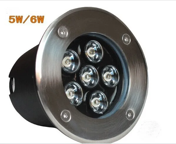 

10PCS Free Shipping sale AC86V~265V/110V 220V 6W LED GROUND LIGHT 6W LED buried light,600LM,LED buried light 6*1W
