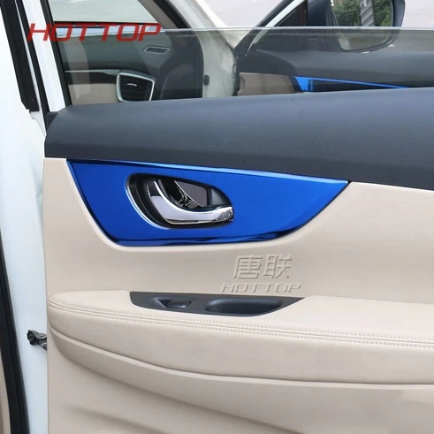 Внутренняя отделка Topunion для Nissan Rogue / X-trail X Trail T32 2014 2015 2016 2017 2018 ABS внутренняя ручка