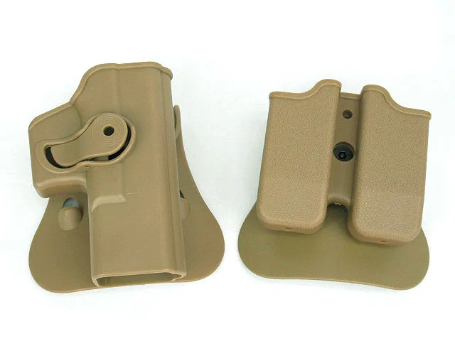 Чехол IMI Gun для защиты Полимерная Кобура правшей Roto подходит GLOCK 17/19/22/23/31/32 и