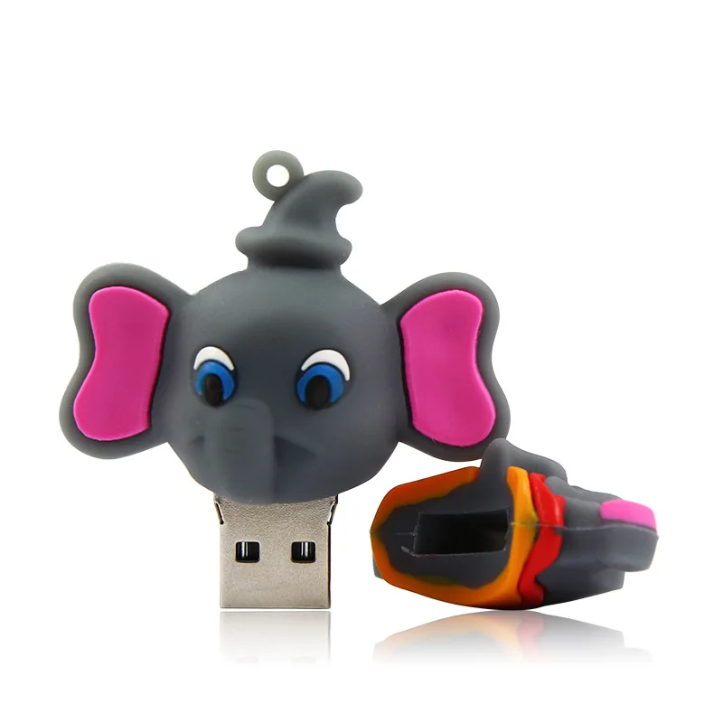 Новый USB флеш-накопитель Aminal 4 ГБ/8 ГБ/16 ГБ/32 ГБ/64 ГБ настоящий мультяшный u-диск