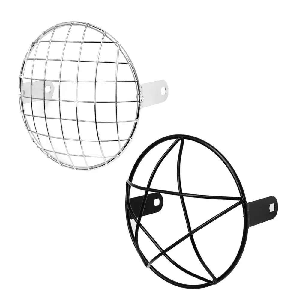 7 дюймовый Ретро мотоциклетный фонарь сетчатый чехол для решетки радиатора маска