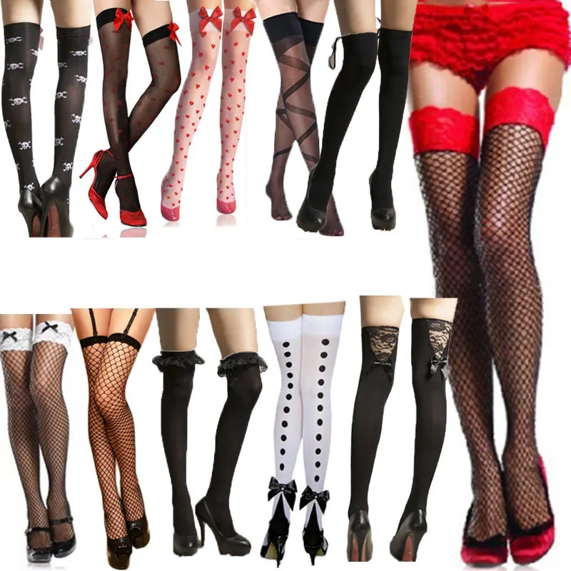 

Fishnet stockings Sexy lingerie perspective Mesh teddy erotic lace catsuit Women fantasy High knee tights Intimates