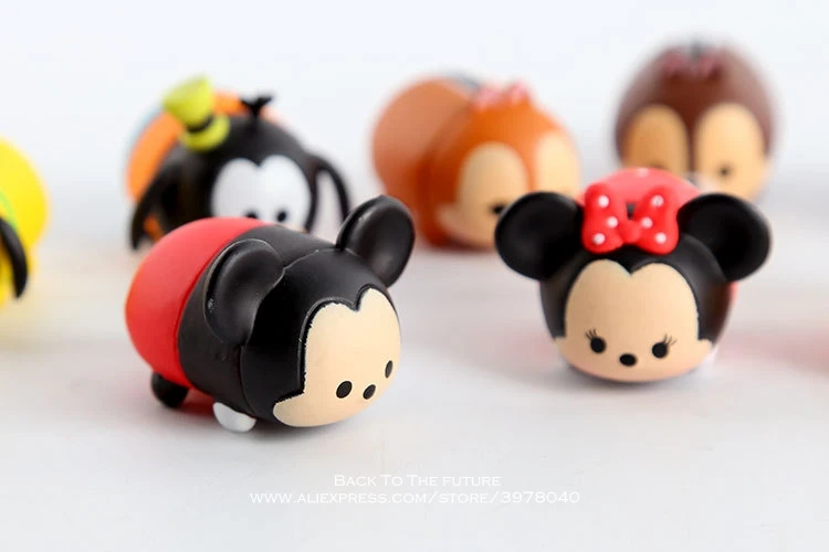 Disney Микки Маус Минни 10 шт./компл. 3 см экшн-фигурка позы Статуэтка игрушка модель