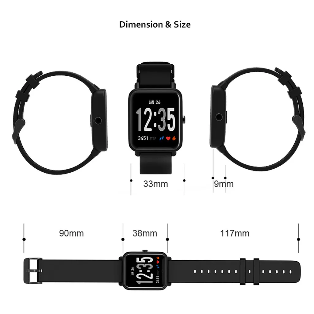 Смарт браслет Beautyss DO10 IP67 с поддержкой секундомеров amazfit bip трекер активности