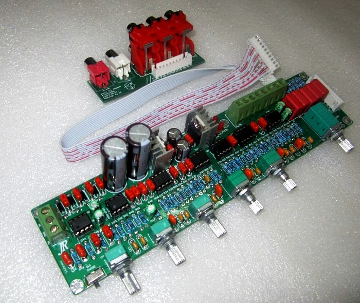Diy kit 5,1 A1 предусилитель тональная плата микшер эталонный предусилитель монтажная плата HIFI 5,1 предусилитель