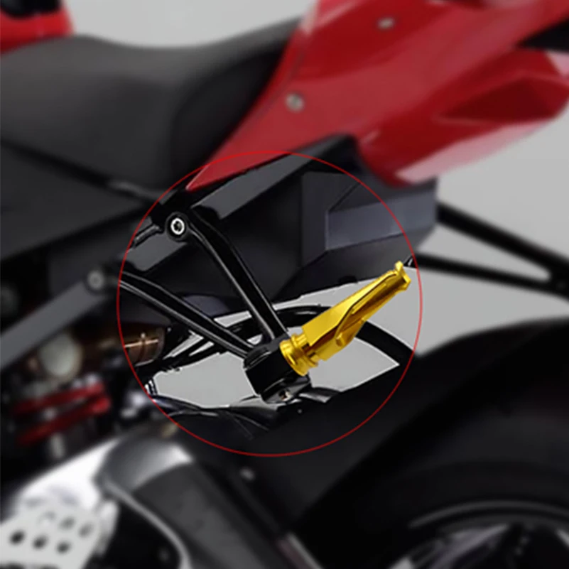 Мотоцикл Задняя подножка peg CNC алюминий оригинальный дизайн для Honda RC51/RVT1000 VF750S