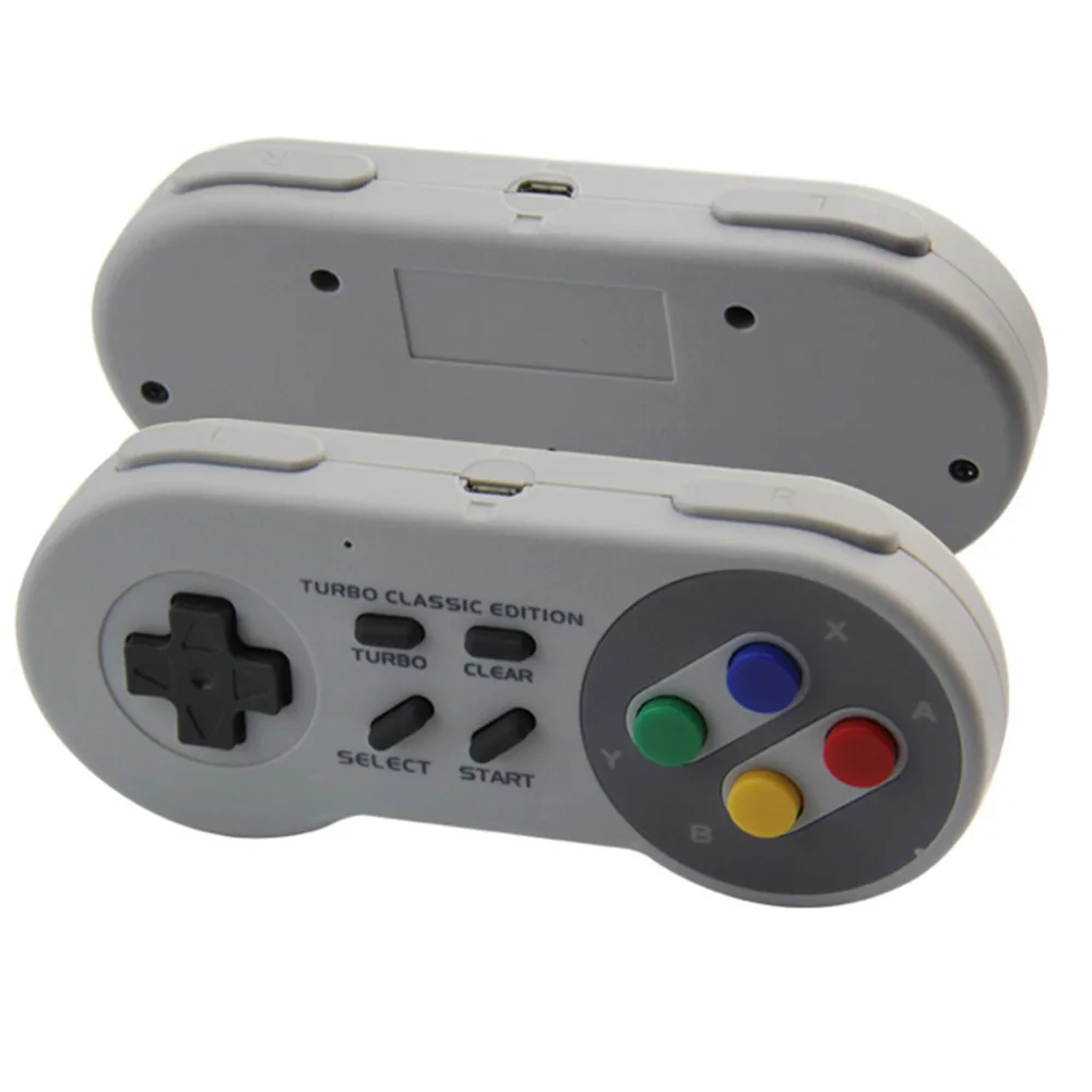 MASiKEN беспроводной контроллер 2 4G Gamapad джойстик для NES/SNES/Wii Classic mini Edition игровая