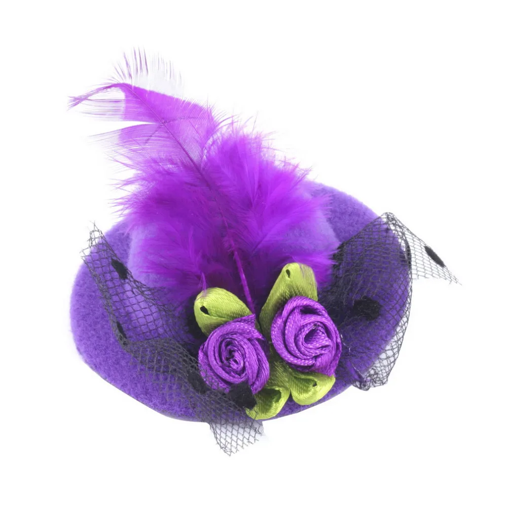100% New Popular Hot Selling Cute Children Kid Girl Mini Hat Style Head Hair Clip Party Decor Accessories | Детская одежда и обувь