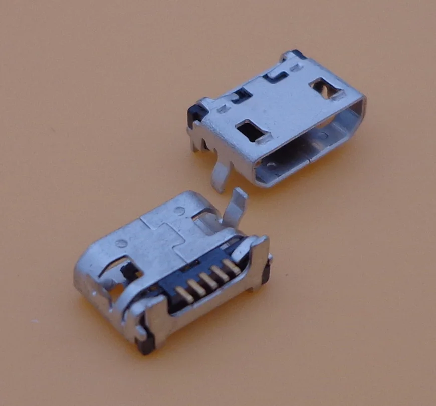 Гнездовой разъем Micro USB 10 шт. Женский 5-контактный для зарядки Lenovo A10-70 A370E A3000 A3000H A5000