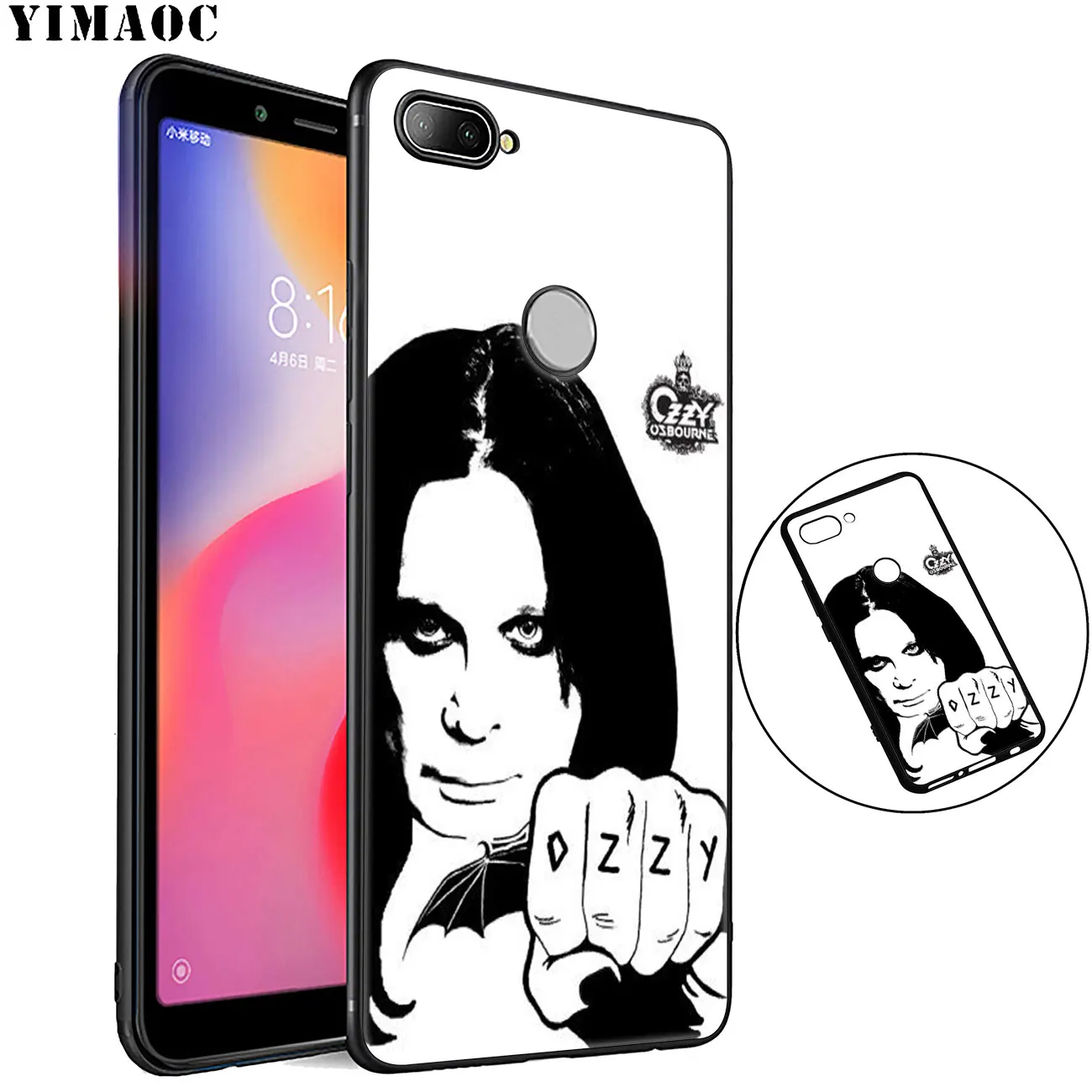 Мягкий силиконовый чехол YIMAOC Ozzy Осборна для Xiaomi Redmi K30 K20 Note 8 8T 7 5 6 Pro Mi из ТПУ с