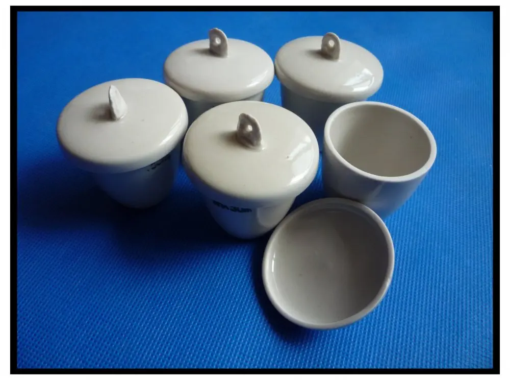 Лабораторный фарфоровый тигель 25 мл (лабораторный аппарат) | Канцтовары для офиса