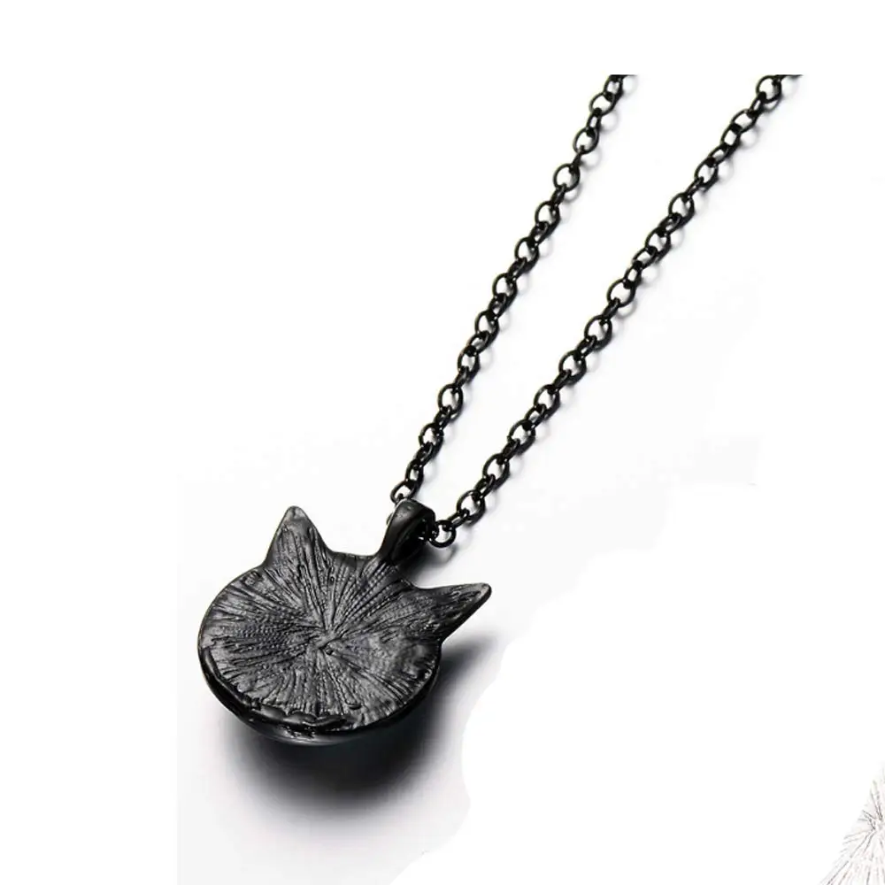 Ожерелье с подвеской кабошоном в виде кошки двумя ушками|Ожерелья подвеской| |