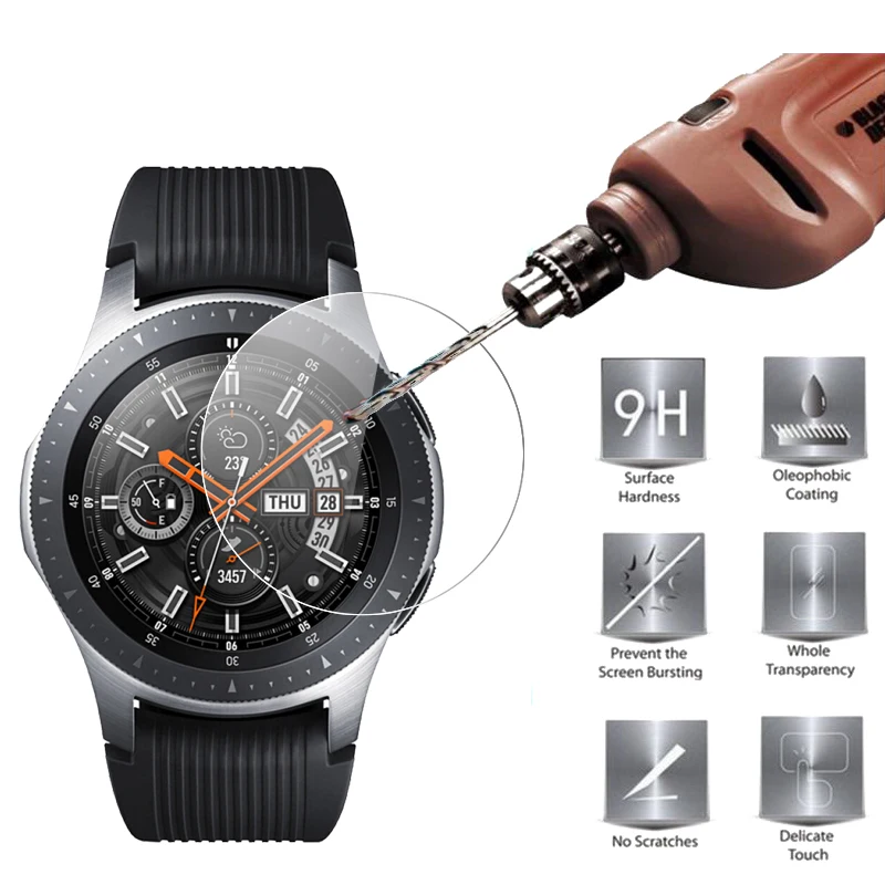 Закаленное стекло MRGO для Samsung Galaxy Watch 42 мм защитная пленка 9H 46 | Мобильные телефоны