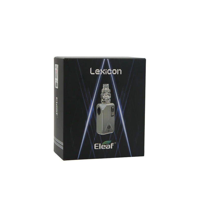 Оригинальный Eleaf Lexicon с 6 5 мл ELLO Duro Pmma Tank Kit 235 Вт Box MOD вейп комплект электронной