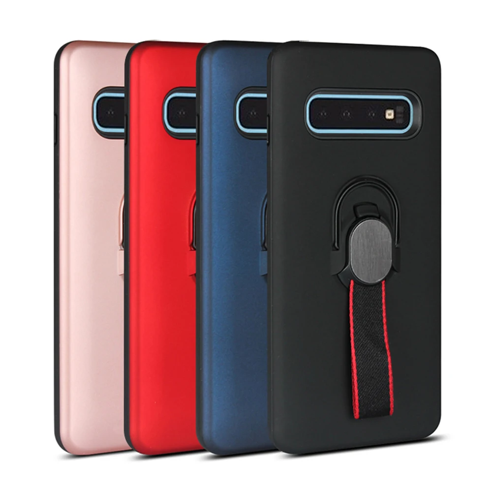 L FADNUT многофункциональный чехол для Samsung Galaxy S10 S10E 5G S9 S8 Plus S7 edge Hybrid PC + Силиконовый