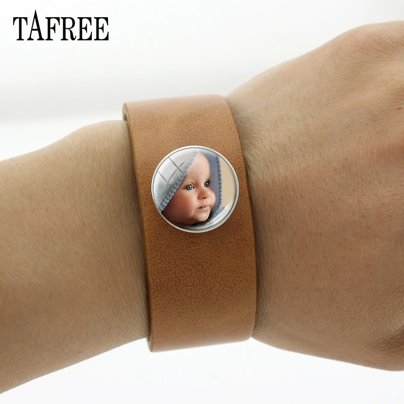 Индивидуальные браслеты TAFREE с фото текстом ручной работы для семьи ребенка папы