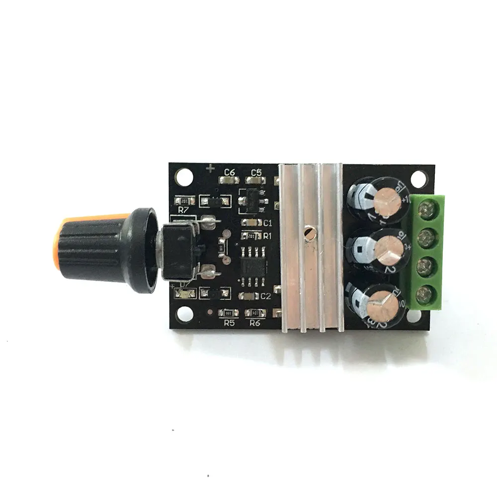 EBOWAN DC 6 в 12 В 24 В 28VDC 3A 80 Вт ШИМ регулятор скорости двигателя Регулируемый переключатель управления переменной скоростью