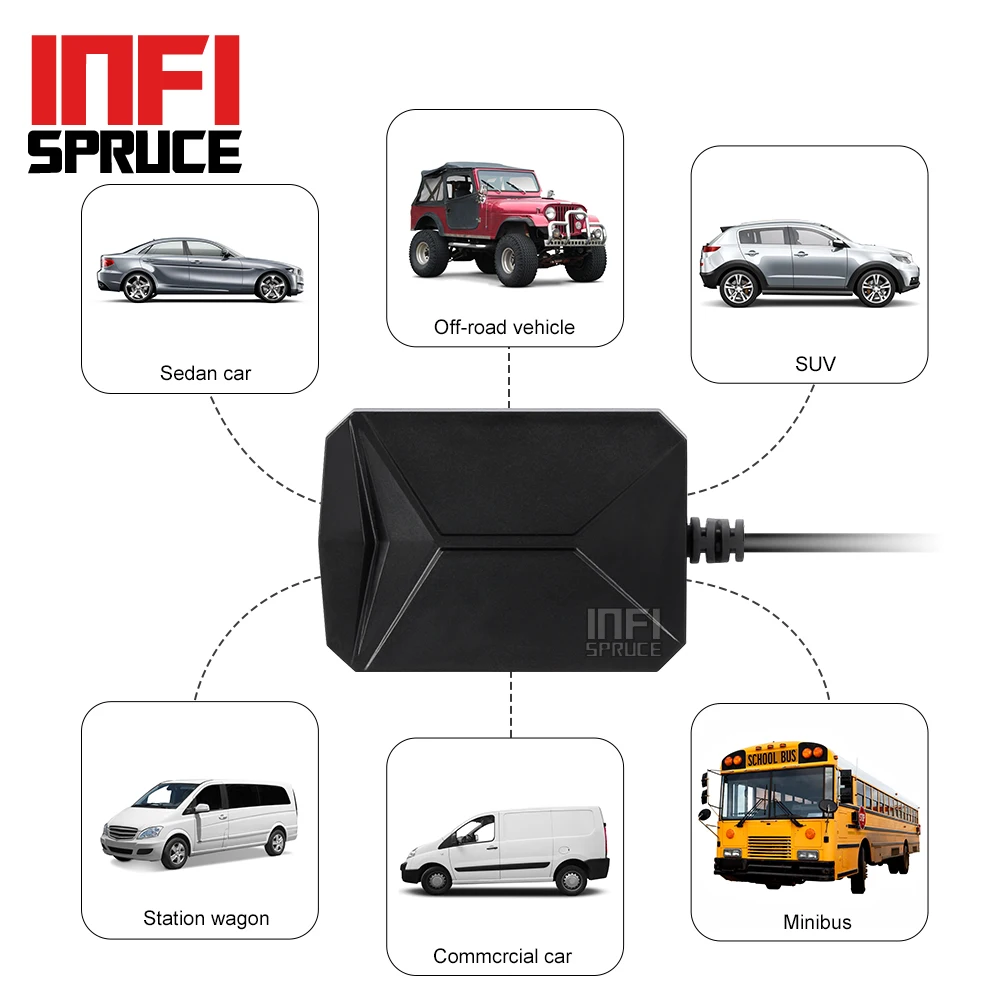Автомобильный TPMS система контроля давления в шинах для радиоприемник Android плеера