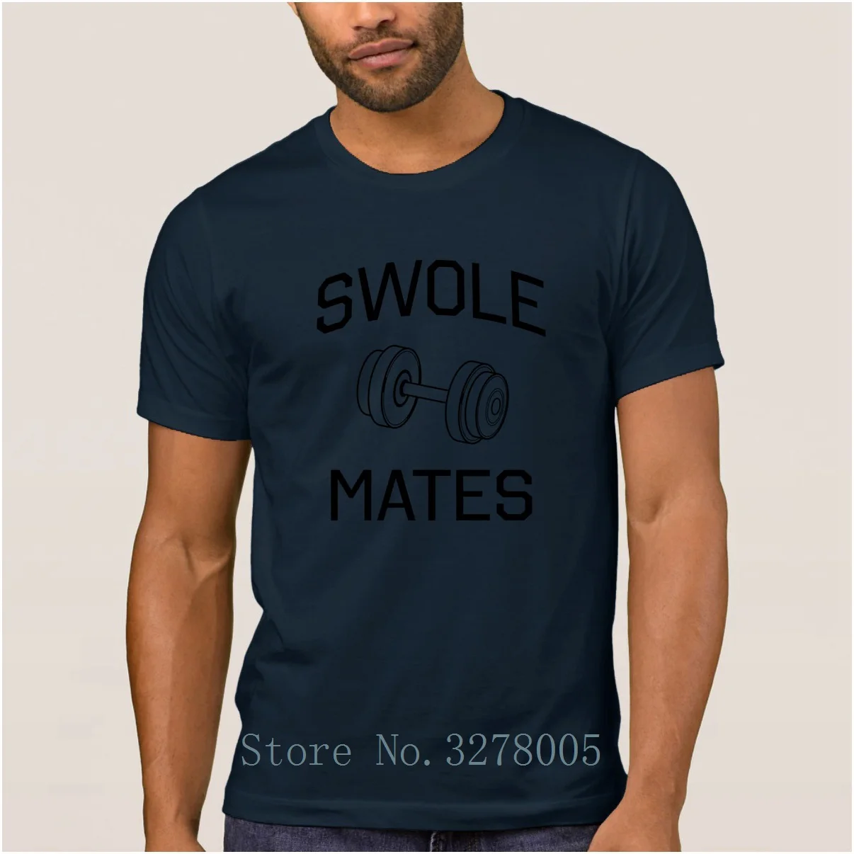Make Own Brand La Maxpa Swole Mates футболки забавная Повседневная футболка мужская летняя