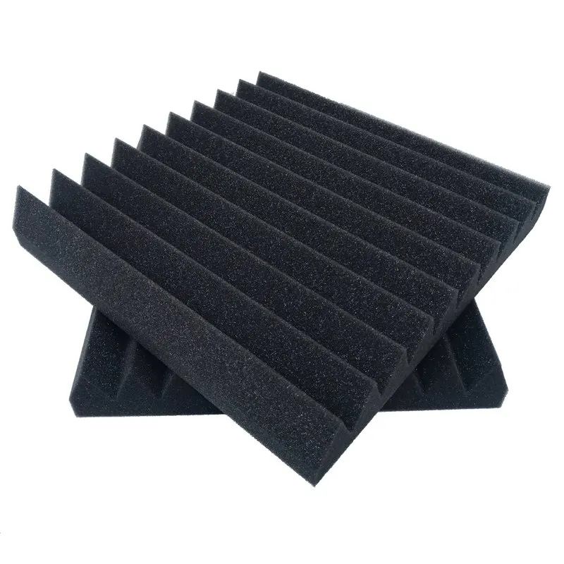 

6 Pack 30 X 30 X 5 Cm Acoustic Sound Foam Studio Panels 10 Sharp Wedges - Remove Noise & Enhance Sound Quality