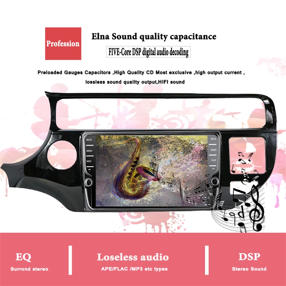 Автомагнитола 2 Din с восьмиядерным процессором DVD плеером и GPS навигацией на Android 10