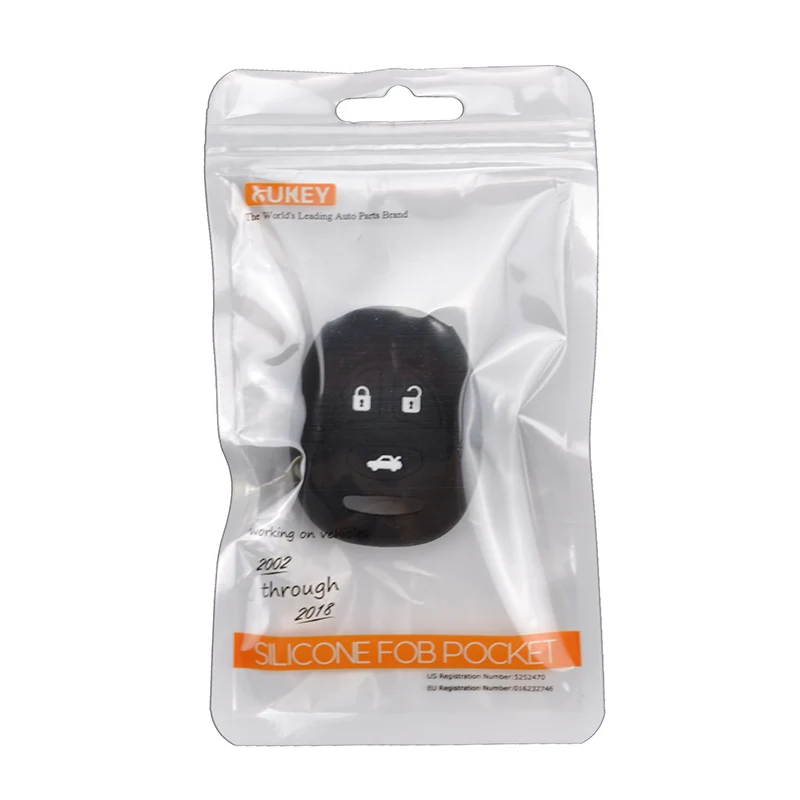 

AX Silicone Remote Key Case Fob Shell Cover For Saab 9-3 9-5 Skin Holder Pocket 3 Button 1999 - 2003