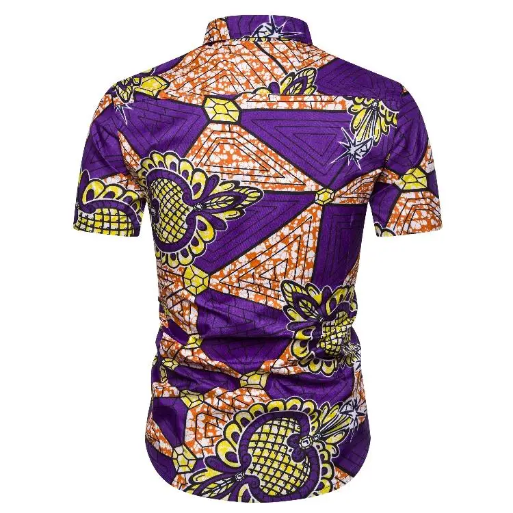 

Social Men's Shirts Casual Summer Blouse Men Hawaiian Shirt for Men Short sleeve Fashion New arrival
