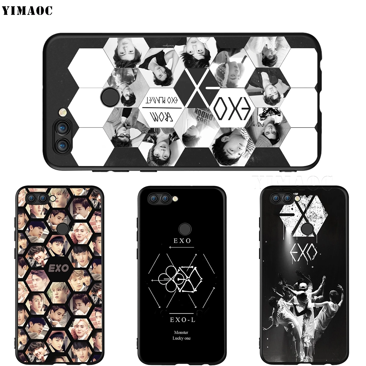 Силиконовый чехол YIMAOC Kpop EXO для Huawei Honor Mate P smart Y7 Y9 8C 30 20 10 8x Nova 3i 3 Lite Pro Prime 2018