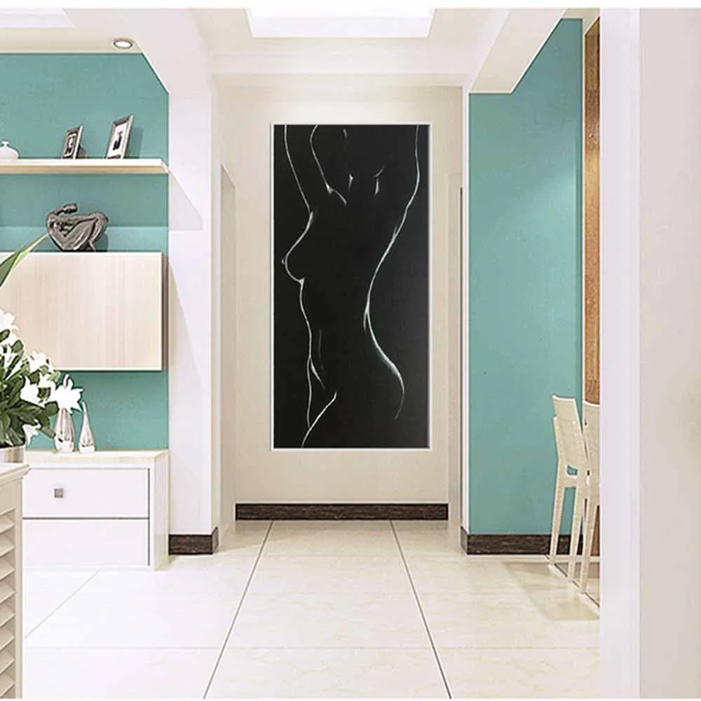 Большая картина фигурка Расписанная вручную|figure painting|canvas paintingwall pictures |