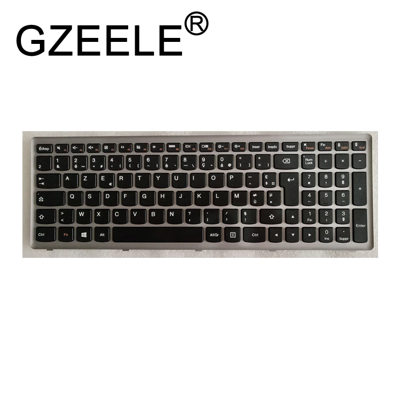 GZEELE новая Французская клавиатура для ноутбука Lenovo Ideapad Z500 Z500A Z500 Z500G P500 FR Клавиатура с рамкой