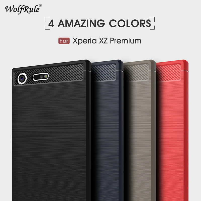 WolfRule чехол для Sony Xperia XZ Premium Ударопрочный Мягкий из ТПУ телефона G8142 5 дюйма|case for sony