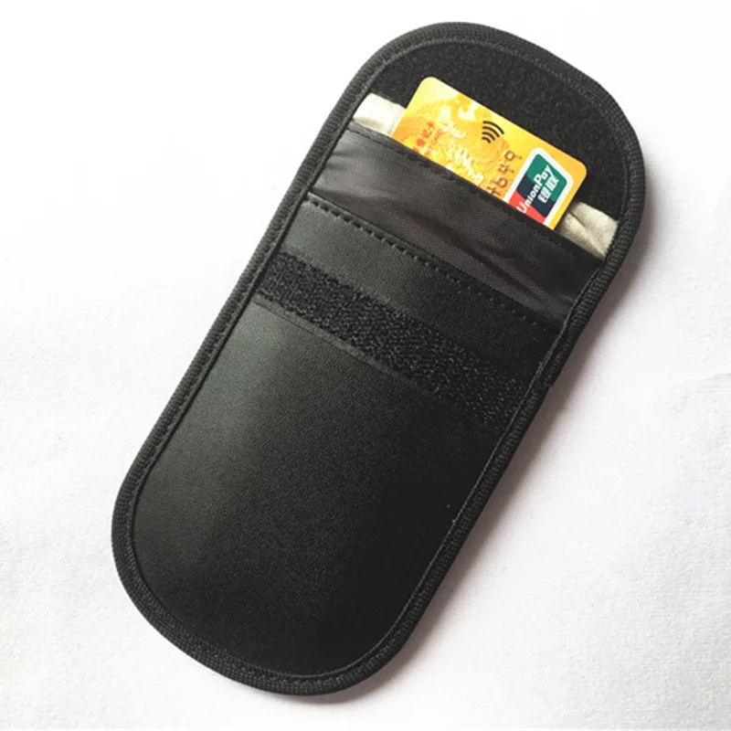 RFID блокатор ID карты держатель Faraday однослойный Автомобильный ключ набор FOB чехол