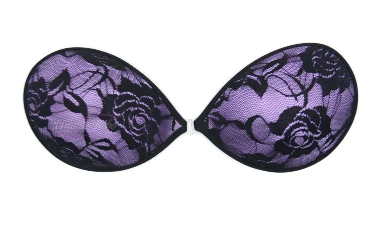 100 pcs  New Arrival Lady's Sexy Silicone Push Up Rose Self Adhesive Invisible Bra