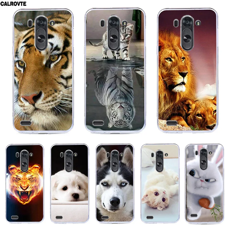 Чехол с изображением животного для LG Optimus G3S G3 S чехол для LG G3 Mini G3 Beat S D724 D722 D728 D725 силиконовый мягкий чехол для телефона с рисунком