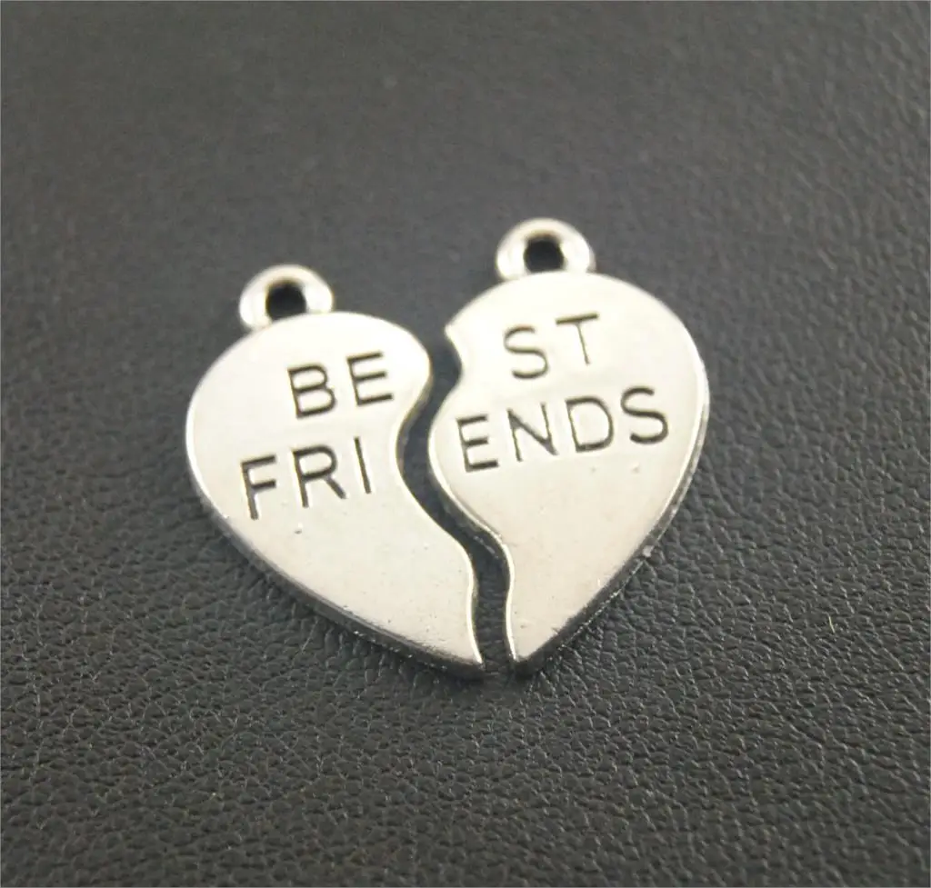 

Пазл «Лучшие друзья» серебряного цвета, 23x24 мм, A152, 5 комплектов