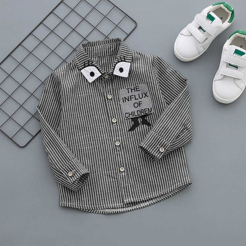 IENENS Fashion Autumn Children's Kids Boys Cotton Shirt + Jeans Clothing Outfits Sets Baby Boy Clothes Suits Denim Outfit | Детская