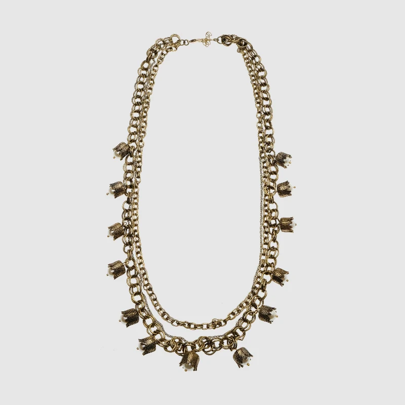 Бутик Amorita Винтаж цветок бутон ожерелье|brand necklace|designer necklacedrop necklace |