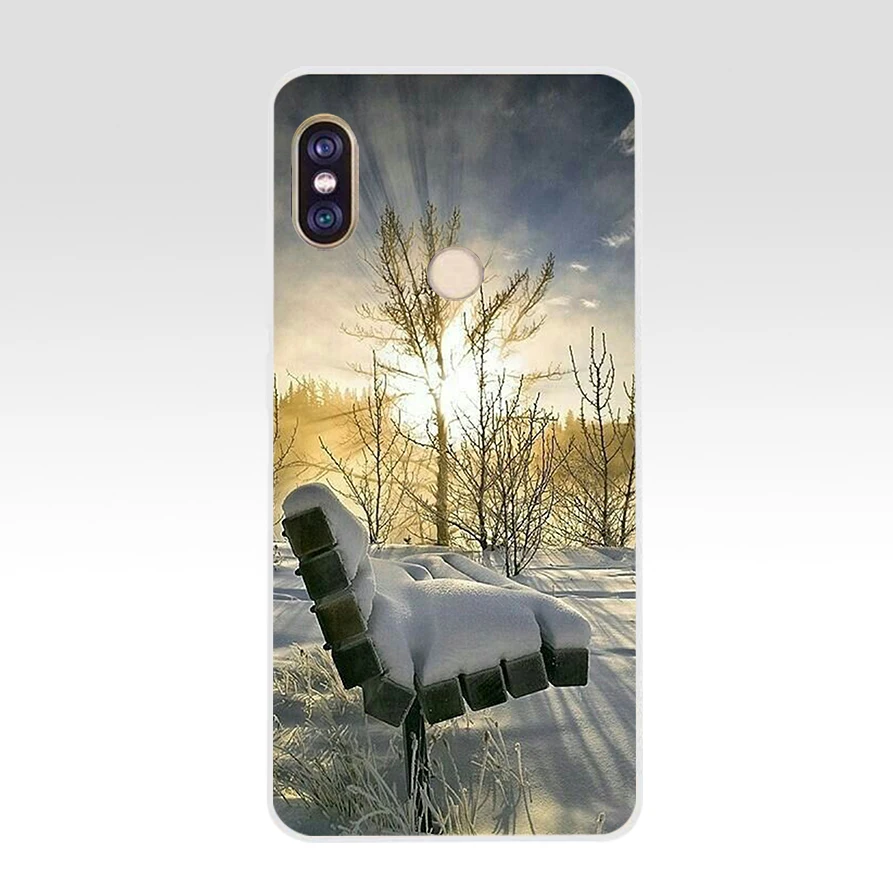 45AQ зимний Солнечный Мягкий Силиконовый ТПУ чехол для телефона xiaomi redmi 6 pro note 5 plus 4