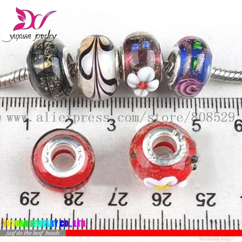 Стеклянные бусины круглой формы со стразами 10 шт./лот сделай сам с большими