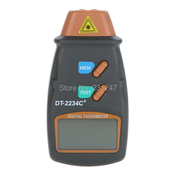 DT-2234C+ LCD Digital Laser Photo Tachometer Non-Contact Tach Meter with Pouch 5pcs/Lot | Инструменты