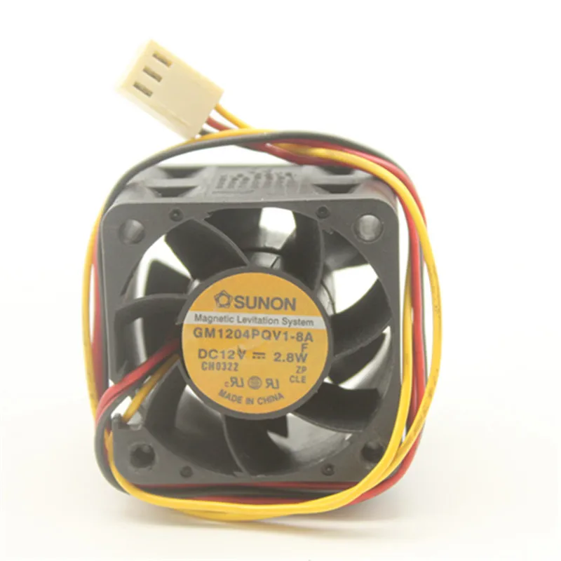 Sunon GM1204PQV1 8A DC 12V 0.24A 2 8 W ноутбук двойной шариковый подшипник 4028 40*40*28 мм вентилятор
