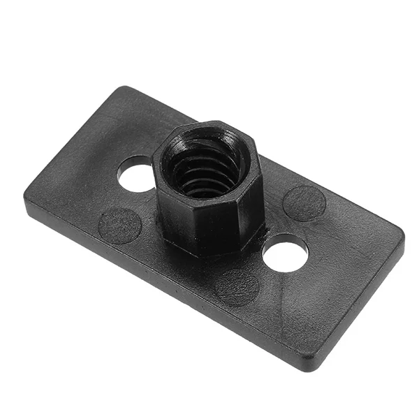 T8 8mm Lead 2mm Pitch T Thread POM Black Plastic Nut Plate For 3D Printer | Обустройство дома