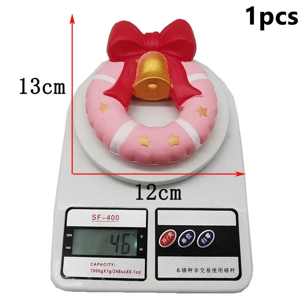 Christmas Squishy Taoup 10 шт. полимерный кремовый десерт искусственный пончик поддельная еда реквизит Конфеты Пончик декор для телефона с днем рождения Декор для дома - Цвет: Christmas Squishy