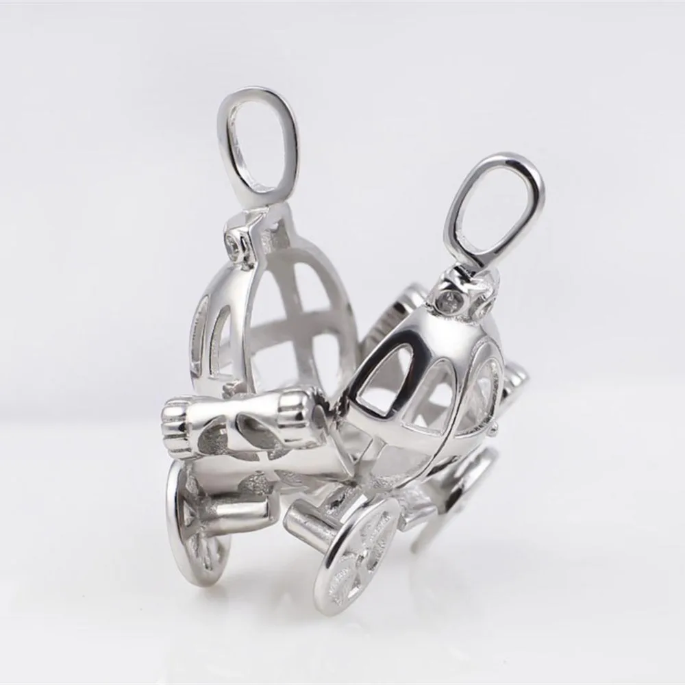 Женское колье с подвеской бола из серебра 925 пробы|925 sterling silver pendant|silver pendantsterling