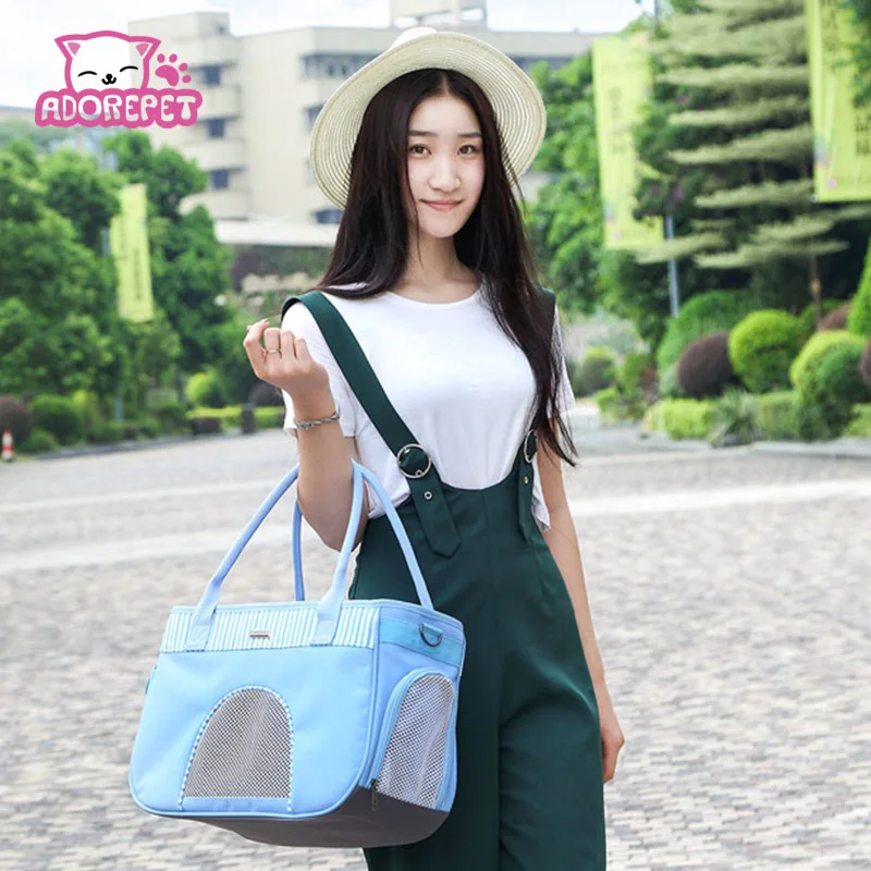 Летняя дышащая Сумка переноска для маленьких домашних животных кошек собак