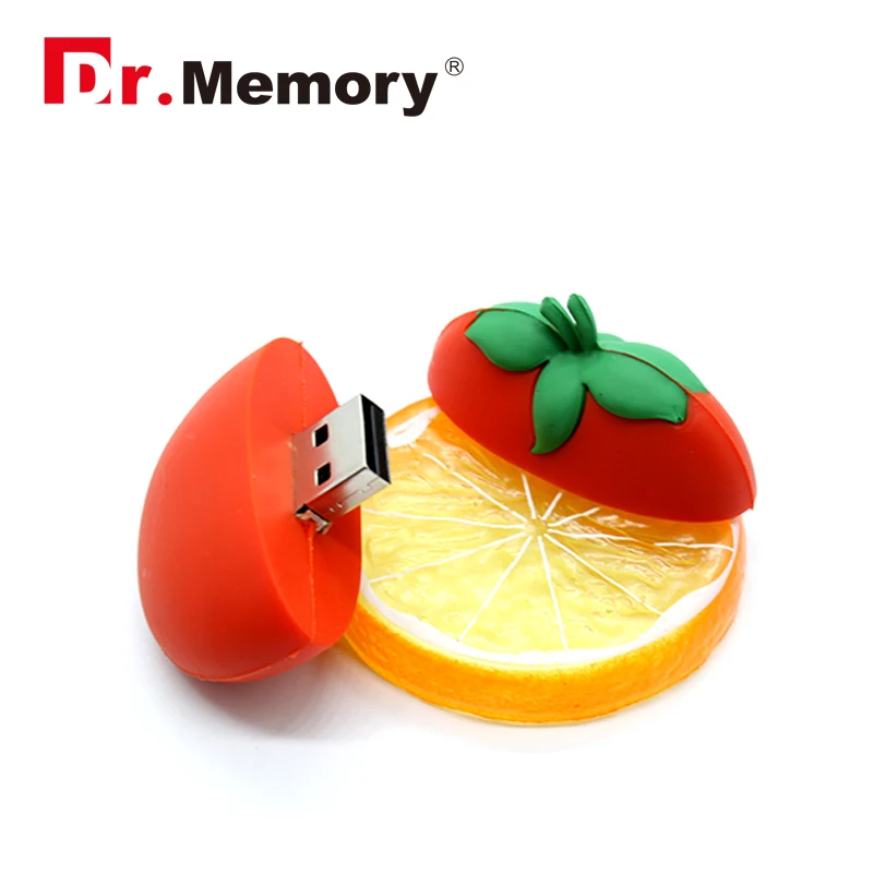Растительного USB Flash Drive 4 ГБ 8 16 32bg флешки помидор флэш карты баклажаны полный